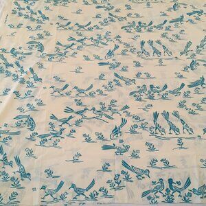 Vintage MCM Harwood Steiger Roadrunner Fabric "Desert Clowns" 44”x 90” 2+ Yards